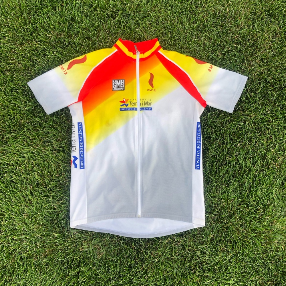 Spain Valencia Terra Mar Santini Radtrikot Bike Rad Cycling Shirt / jersey